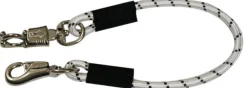 SHILOH STABLES TACK 24" Bungee Trailer Tie White/Black New