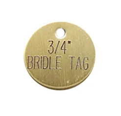 DOVER DROPSHIP 3/4'' Round Bridle & Accessory Tag Online