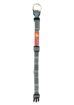 JACKS MFG 5/A Baker® Adjustable Dog Collar Plaid Hot