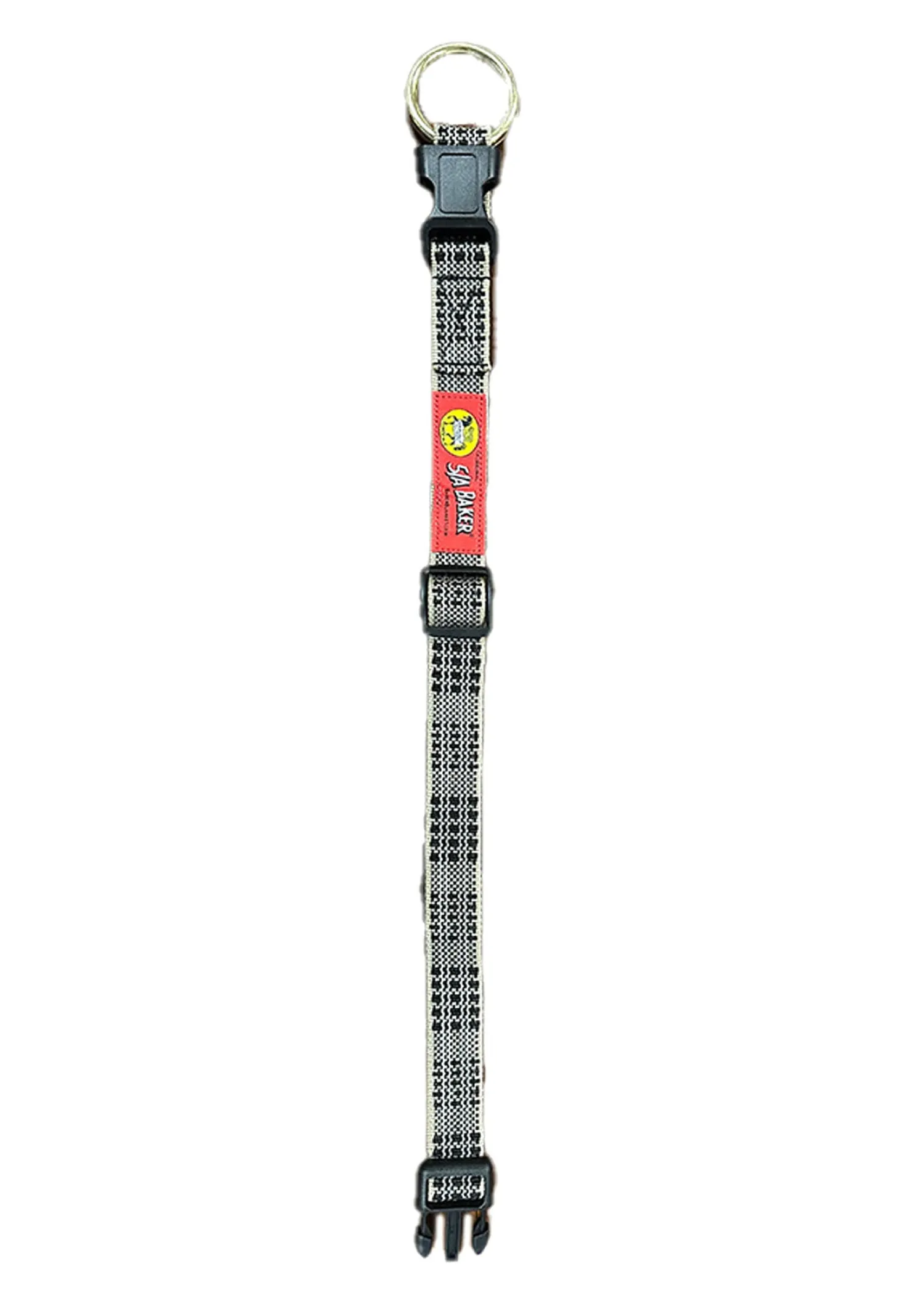 JACKS MFG 5/A Baker® Adjustable Dog Collar Plaid Hot