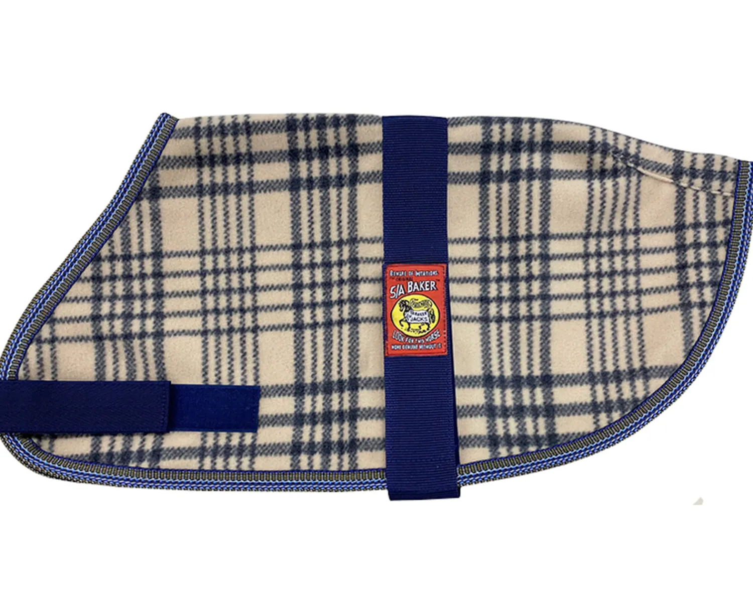 JACKS MFG 5/A Baker® Fleece Dog Blanket Plaid Sale