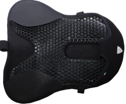 AMAHORSE TRADING SRL Acavallo® Ortho Coccyx Gel In Dri-Lex® Seat Saver - Dressage Black New