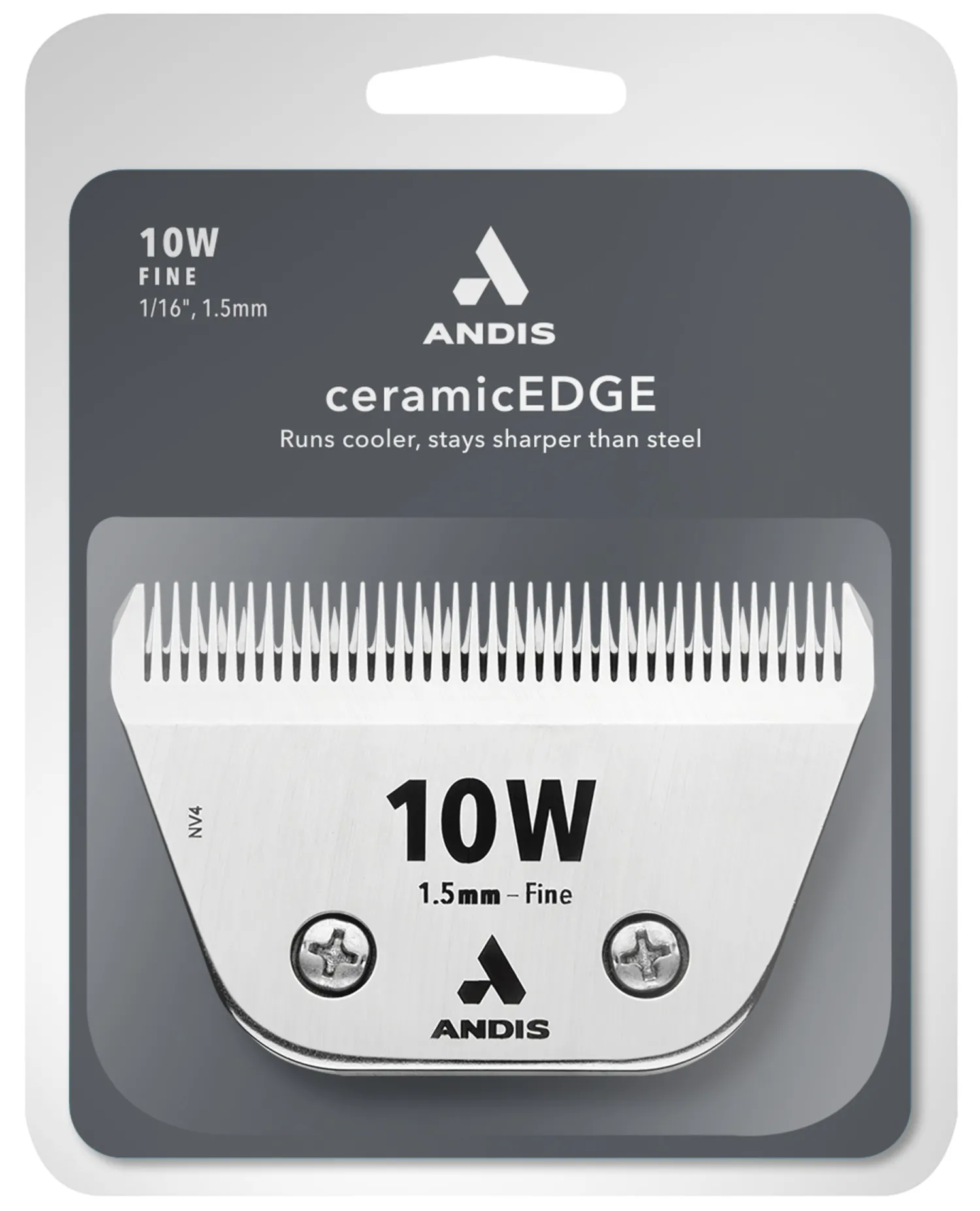 ANDIS COMPANY Andis® ceramicEDGE WIDE Detachable Replacement Blade Size 10W Silver Clearance
