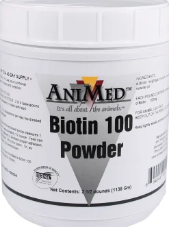 ANIMAL HEALTH INT AniMed™ Biotin 100 Powder - 2.5 lb Online
