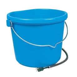 ANIMAL HEALTH INT API® 20-Quart Heated Flatback Bucket Blue Sale