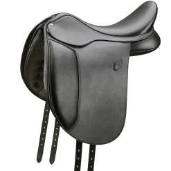 SADDLERY BRANDS INTL Arena WIDE Dressage Saddle Black Hot
