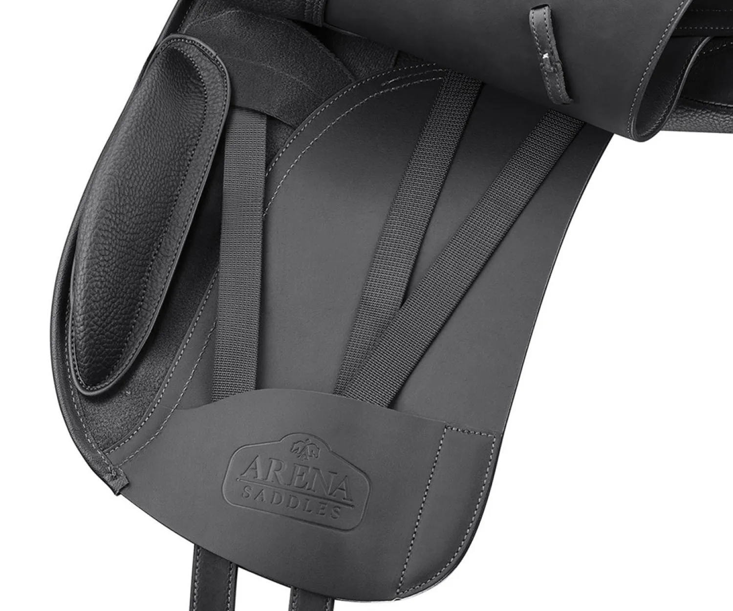 SADDLERY BRANDS INTL Arena WIDE Dressage Saddle Black Hot
