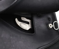 SADDLERY BRANDS INTL Arena WIDE Dressage Saddle Black Hot