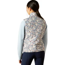 ARIAT-APPAREL Ariat® Kids’ Bella Reversible Vest Posey Pony Print Hot