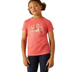 ARIAT-APPAREL Ariat® Kids’ Grateful Tee Coral Paradise Best