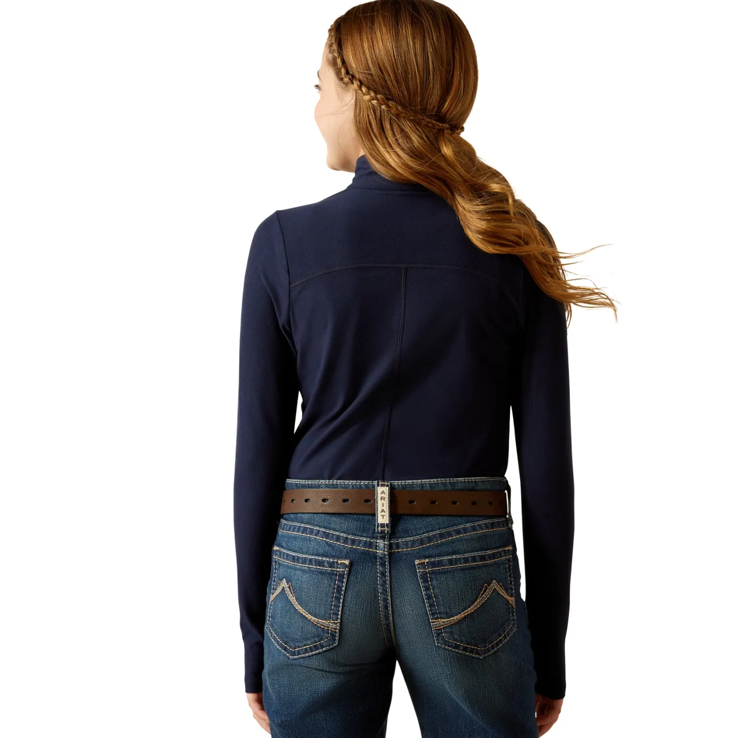 ARIAT-APPAREL Ariat® Kids’ Lowell 3.0 Baselayer Shirt Navy New