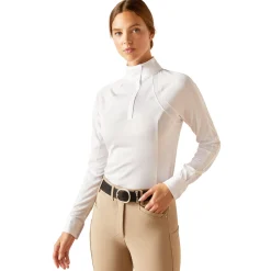 ARIAT-APPAREL Ariat® Ladies’ Pro Sunstopper Show Shirt 3.0 White Best