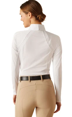 ARIAT-APPAREL Ariat® Ladies’ Sunstopper Show Shirt 3.0 White Clearance