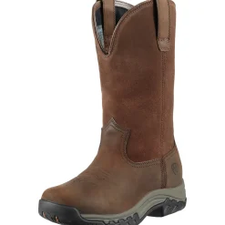 ARIAT ® Ladies′ Terrain Pull-On H2O Boots Distressed Brown Hot