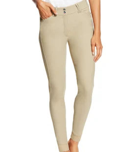 ARIAT-APPAREL Ariat® Ladies’ Tri Factor EQ Grip Knee-Patch Breech Olympia Tan Best