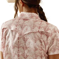 ARIAT-APPAREL Ariat® Ladies’ VenTEK™ Stretch Short Sleeve Shirt Brush Stroke Print