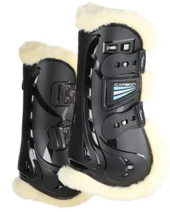 SHIRES EQUESTRIAN ARMA Carbon SupaFleece Tendon Boots Black