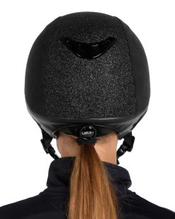 BACK ON TRACK BOT LL Back on Track® Lynx Micromocca Riding Helmet Black Hot
