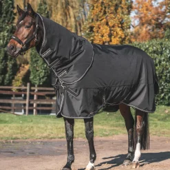 BACK ON TRACK BOT LL Back on Track® Obsidian 150G Turnout Blanket with Neck Cover Black New