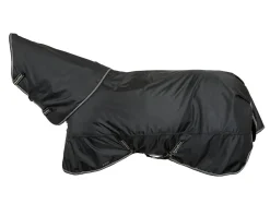 BACK ON TRACK BOT LL Back on Track® Obsidian 150G Turnout Blanket with Neck Cover Black New