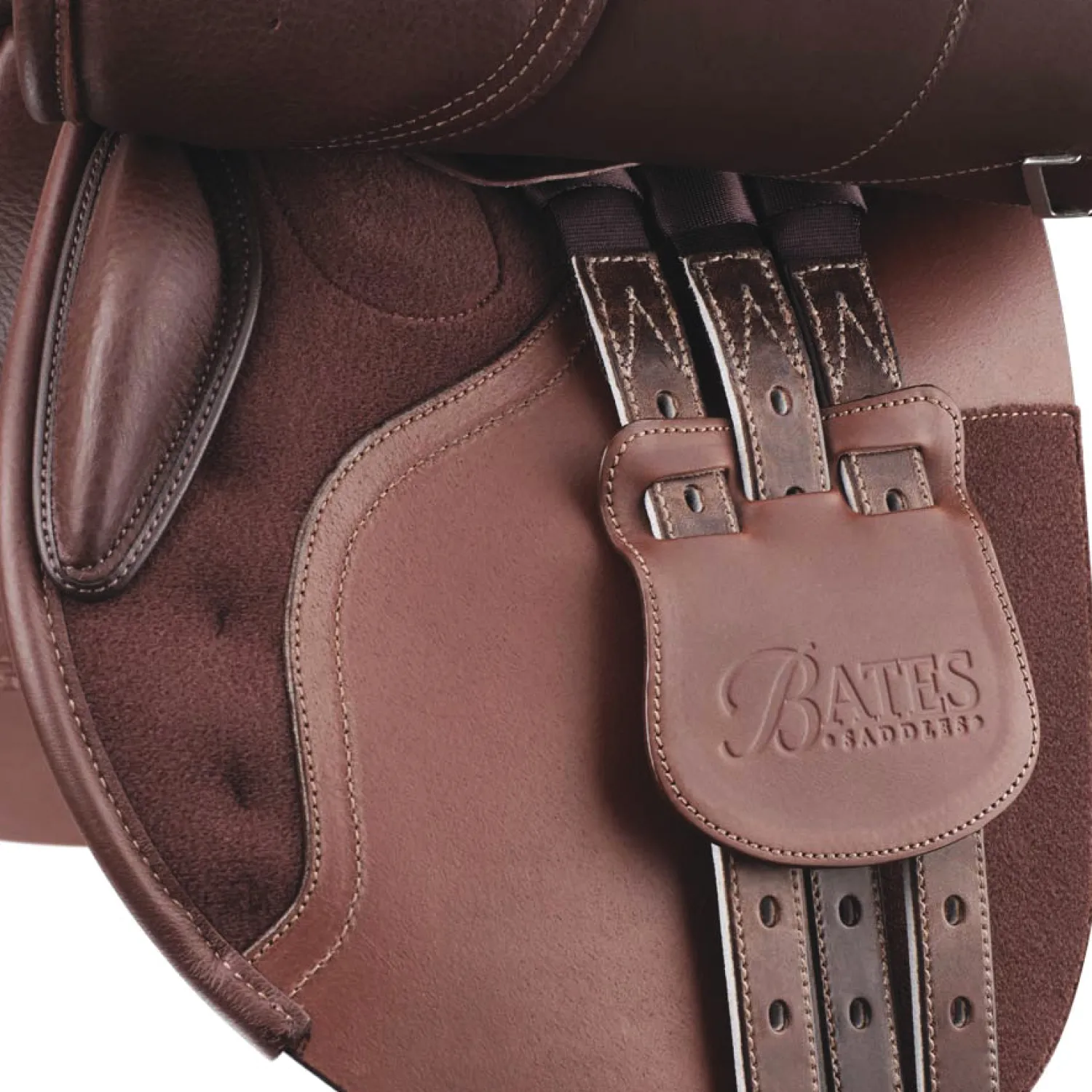 SADDLERY BRANDS INTL Bates Caprilli Close Contact+ Saddle with Extended Flap and Luxe Leather Brown Discount