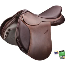 SADDLERY BRANDS INTL Bates Caprilli Close Contact Classic Saddle Brown Hot