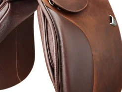 SADDLERY BRANDS INTL Bates Caprilli Close Contact Saddle Brown Clearance
