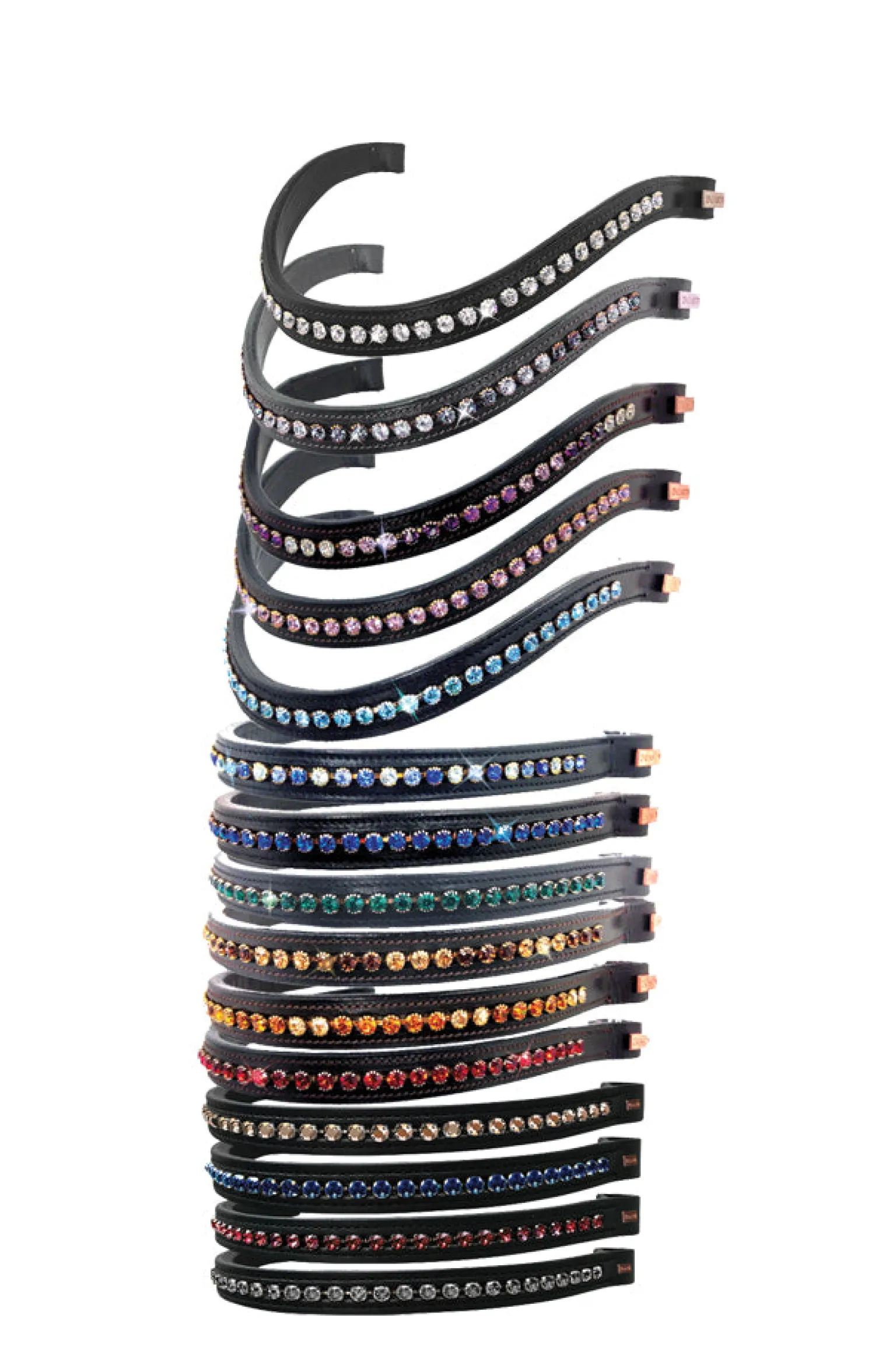 BON-VIVANT EQUSTRN Beasties™ Brilliance Crystal Wave Browband Clearance