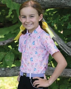 BELLE AND BOW EQSTRN Belle & Bow Equestrian Children’s Short Sleeve Sun Shirt Clearance