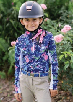 BELLE AND BOW EQSTRN Belle & Bow Equestrian Children’s Long Sleeve Sun Shirt Discount