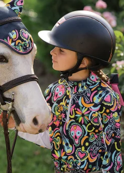 BELLE AND BOW EQSTRN Belle & Bow Equestrian Children’s Long Sleeve Sun Shirt Dia Los Muertos New