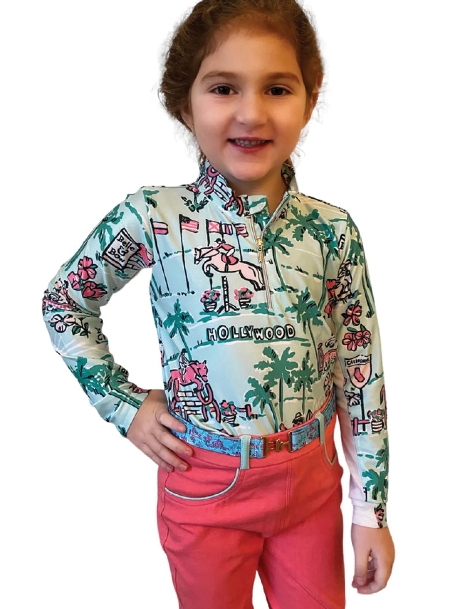 BELLE AND BOW EQSTRN Belle & Bow Equestrian Children’s Long Sleeve Sun Shirt Online