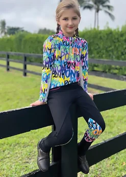 BELLE AND BOW EQSTRN Belle & Bow Equestrian Children’s Long Sleeve Sun Shirt Online