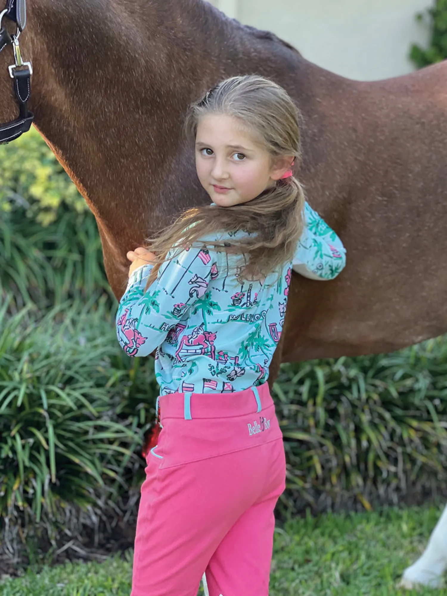 BELLE AND BOW EQSTRN Belle & Bow Equestrian Children’s Long Sleeve Sun Shirt Online