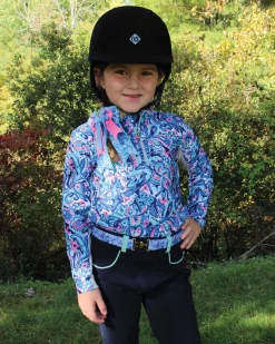 BELLE AND BOW EQSTRN Belle & Bow Equestrian Girls’ Long Sleeve Sun Shirt Sale