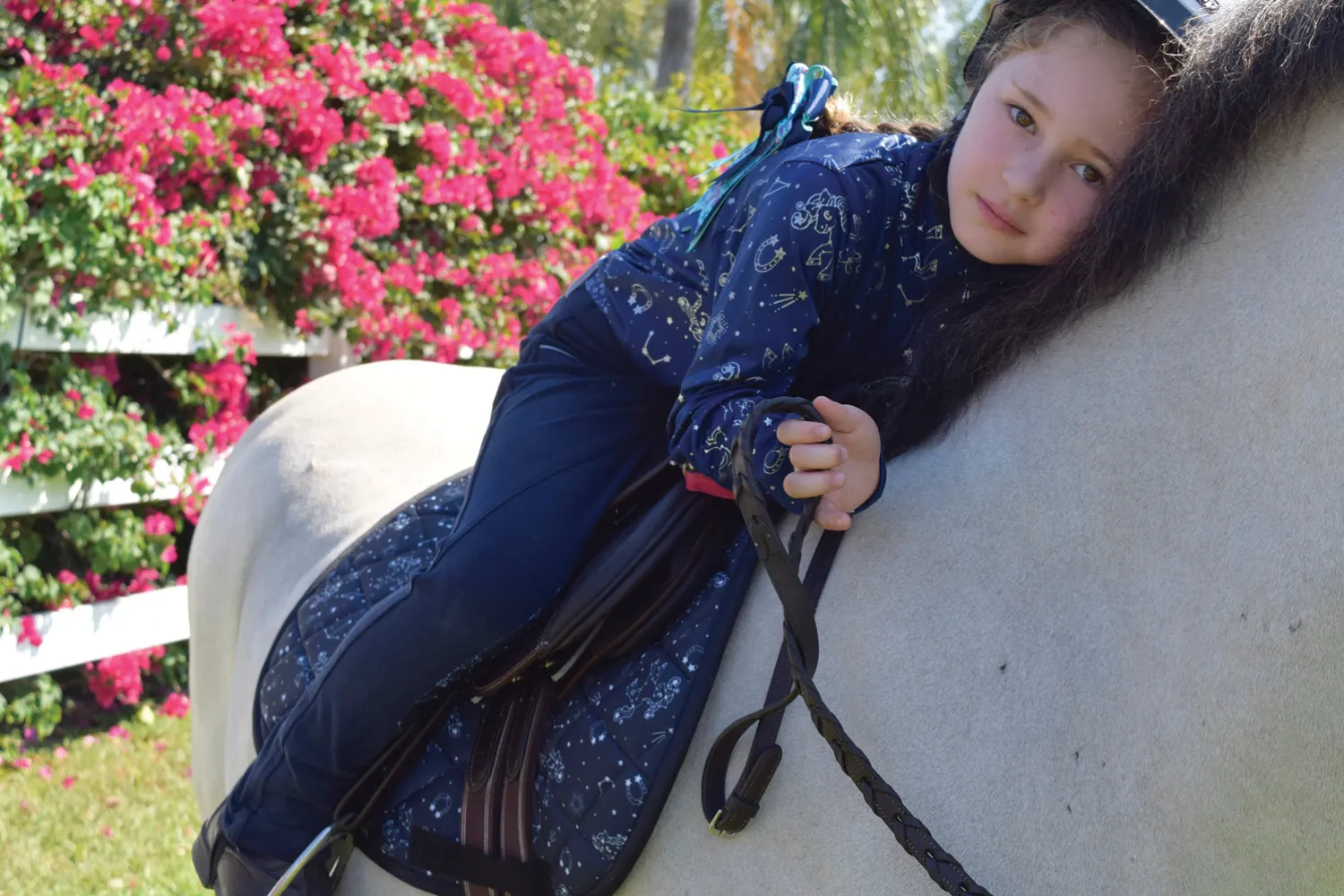 BELLE AND BOW EQSTRN Belle & Bow Equestrian Girls’ Long Sleeve Sun Shirt Sale