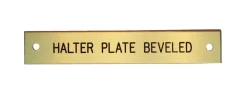 DOVER DROPSHIP Beveled Edge Halter Nameplate - 1 or 2 lines Discount