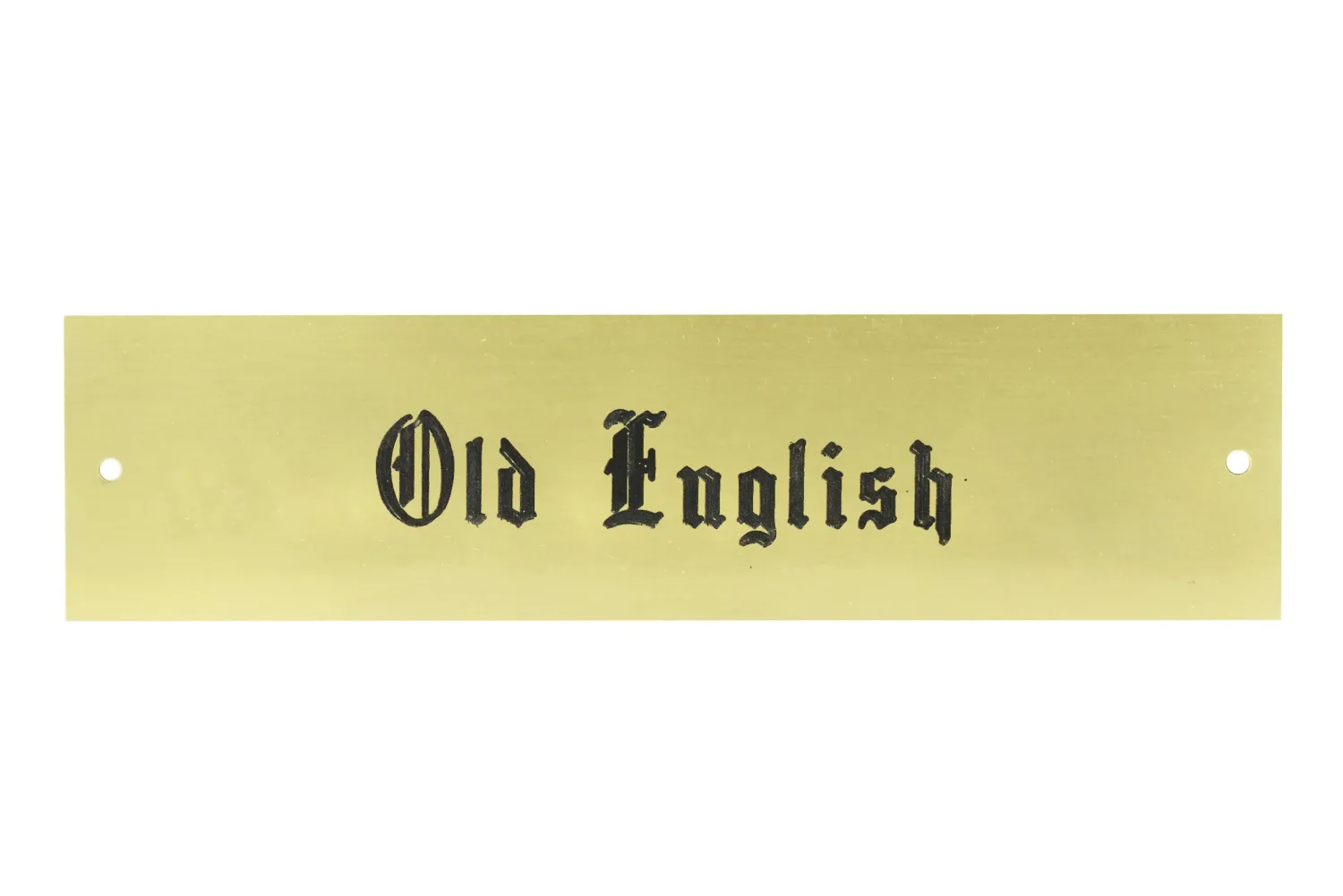 DOVER DROPSHIP Brass Halter Nameplate - 3 lines Hot