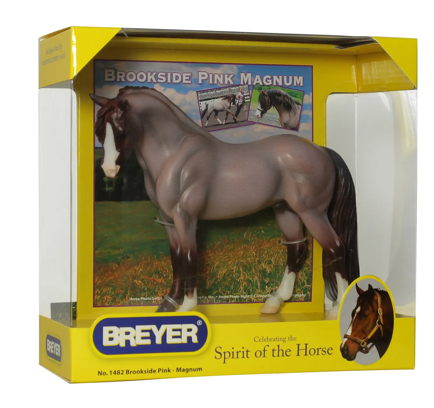 REEVES INTERNATIONAL Breyer Brookside Pink Magnum Roan Welsh Stallion Hot