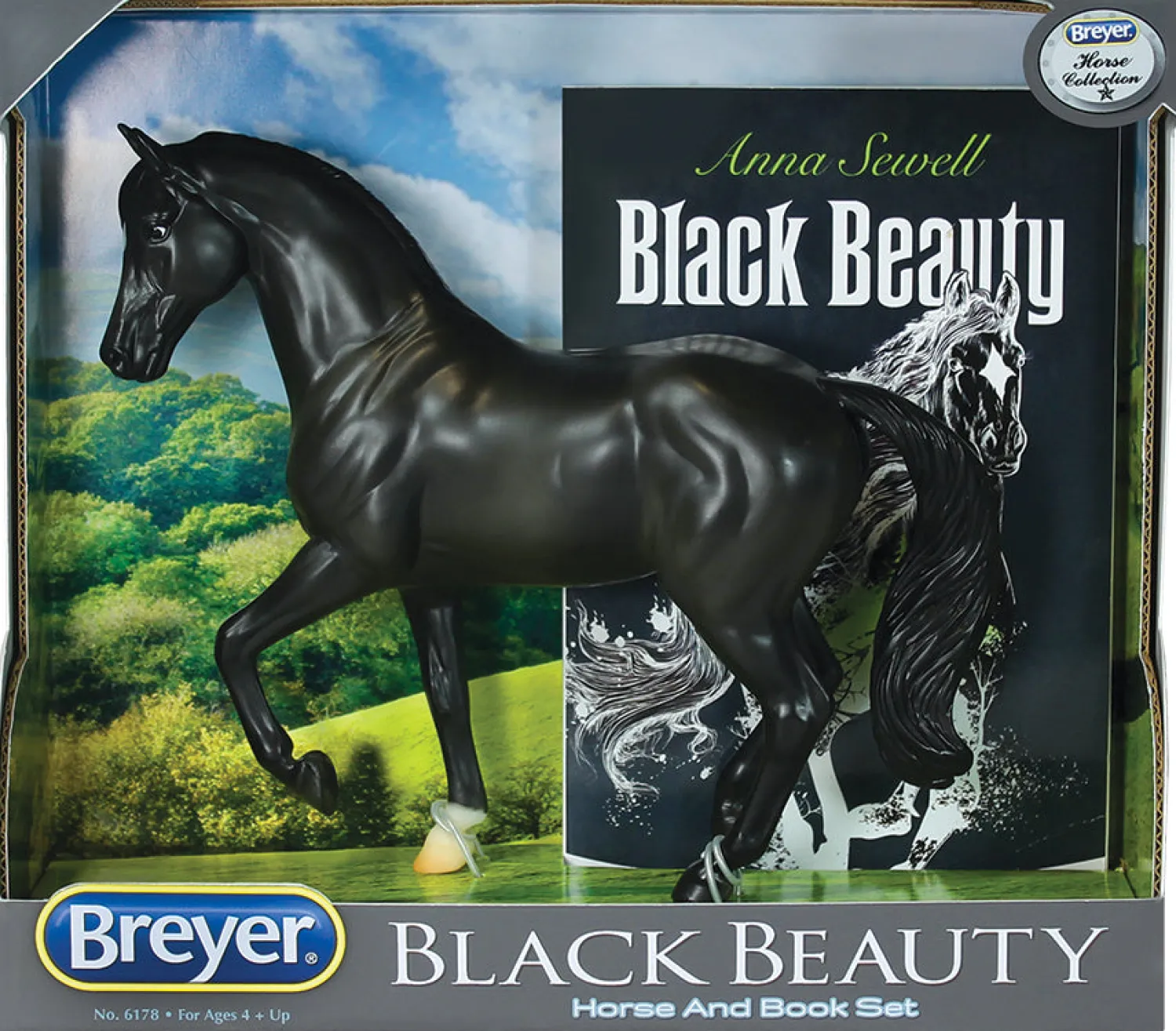REEVES INTERNATIONAL Breyer® Classics® Black Beauty Horse and Book Set New