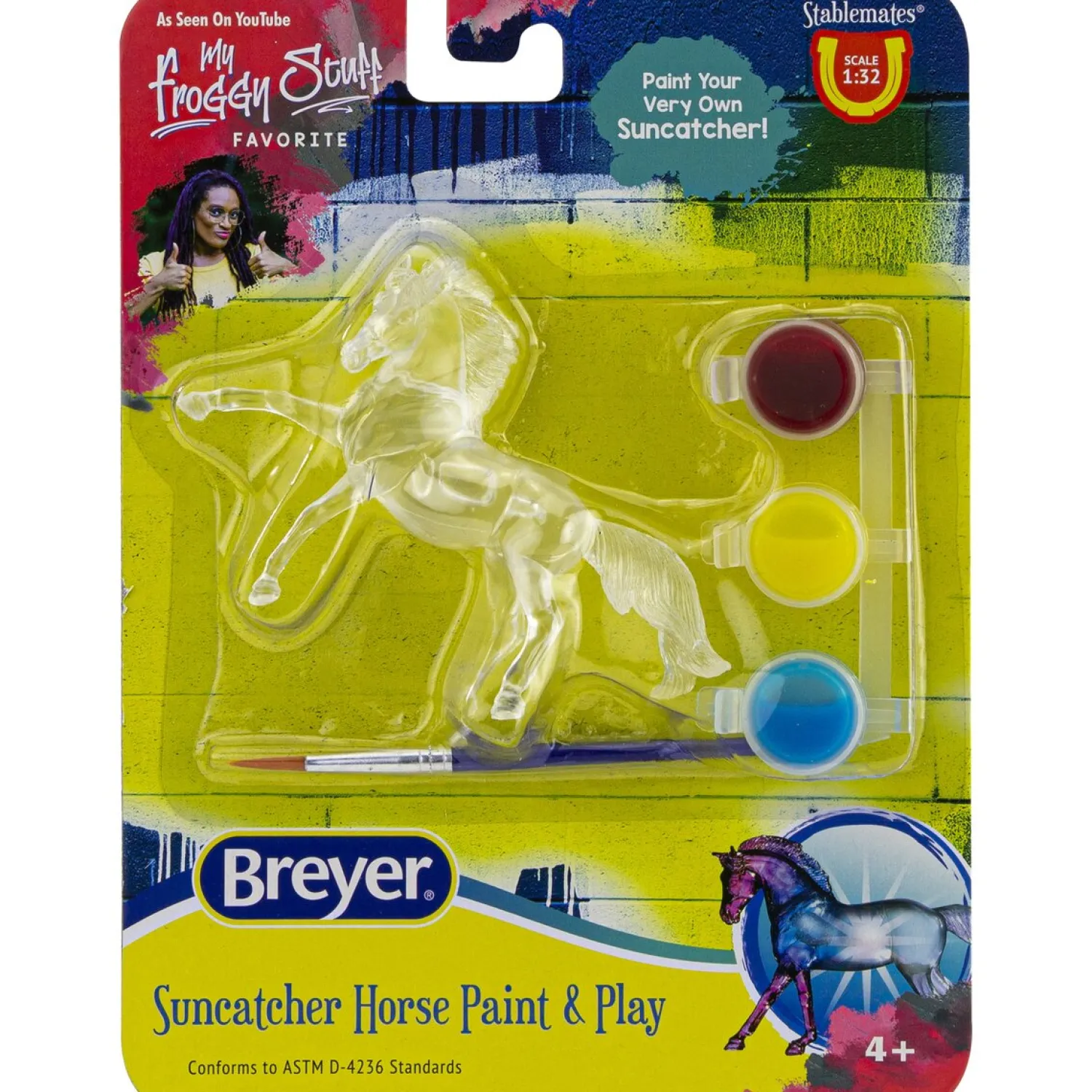 REEVES INTERNATIONAL Breyer® Suncatcher Stablemates® Horse Paint & Play Hot