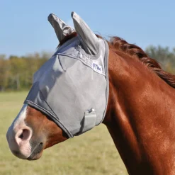 CASHEL COMPANY Cashel® Cool Crusader™ Fly Mask with Ears Grey Sale