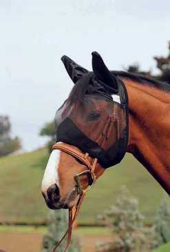 CASHEL COMPANY Cashel® Quiet Ride™ Fly Mask Black Clearance
