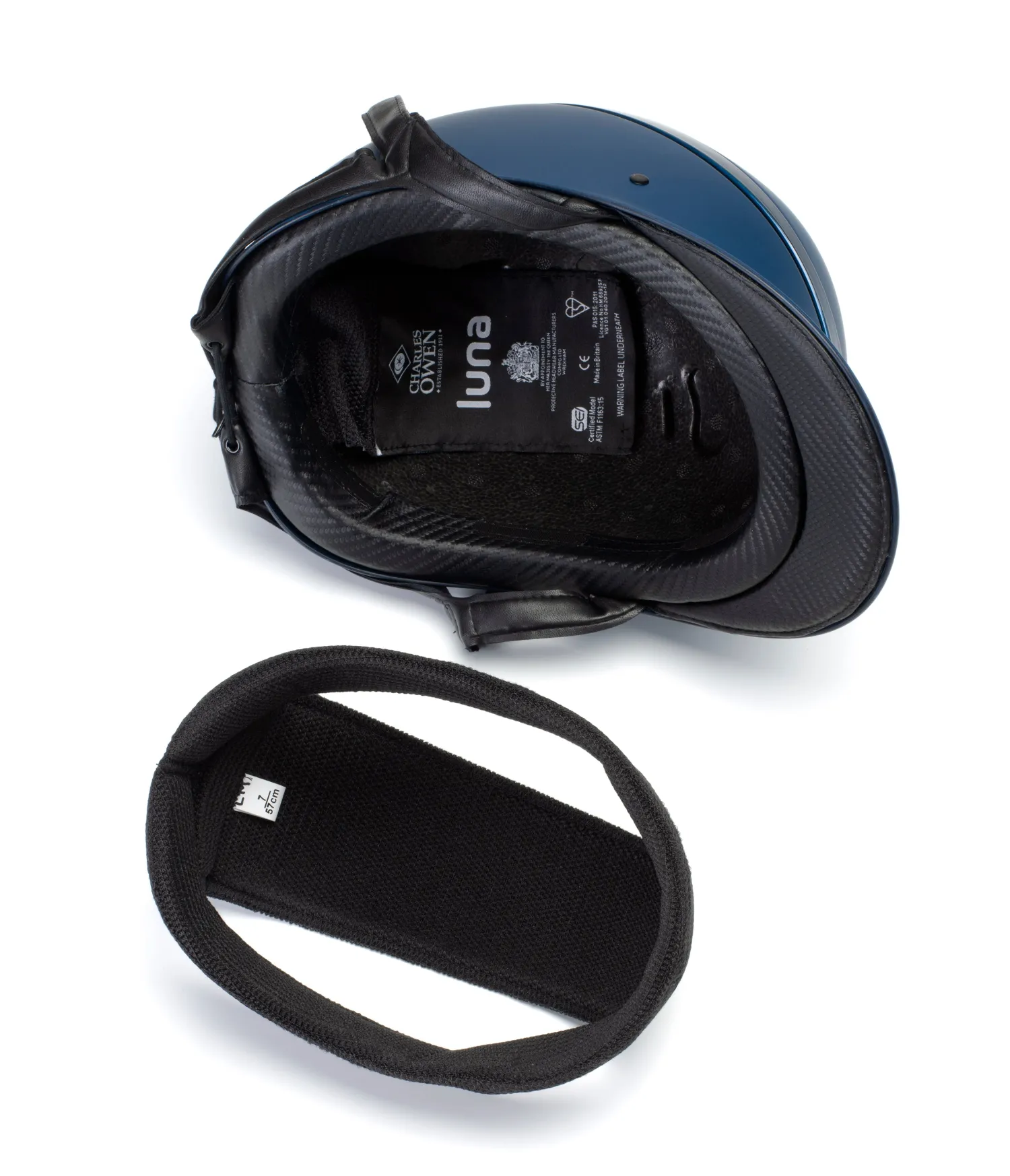 CHARLES OWEN Luna Headband (Luna/Luna Wide Peak) Black Best