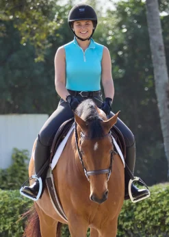 KIRSCH CoolBlast® 100 Ladies’ Colleen Sleeveless Shirt Barbados Blue