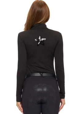 DANCING EQUESTRIAN Ladies’ "Ride" Long-Sleeve Base Layer Shirt New