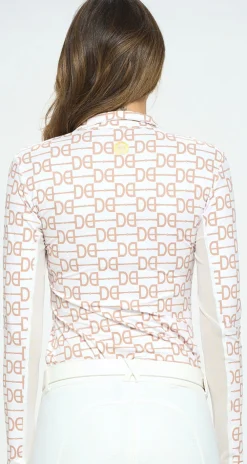 DANCING EQUESTRIAN Signature Long Sleeve Shirt Gold