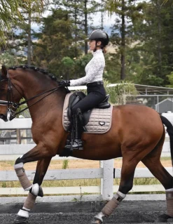 DANCING EQUESTRIAN Signature Long Sleeve Shirt Gold