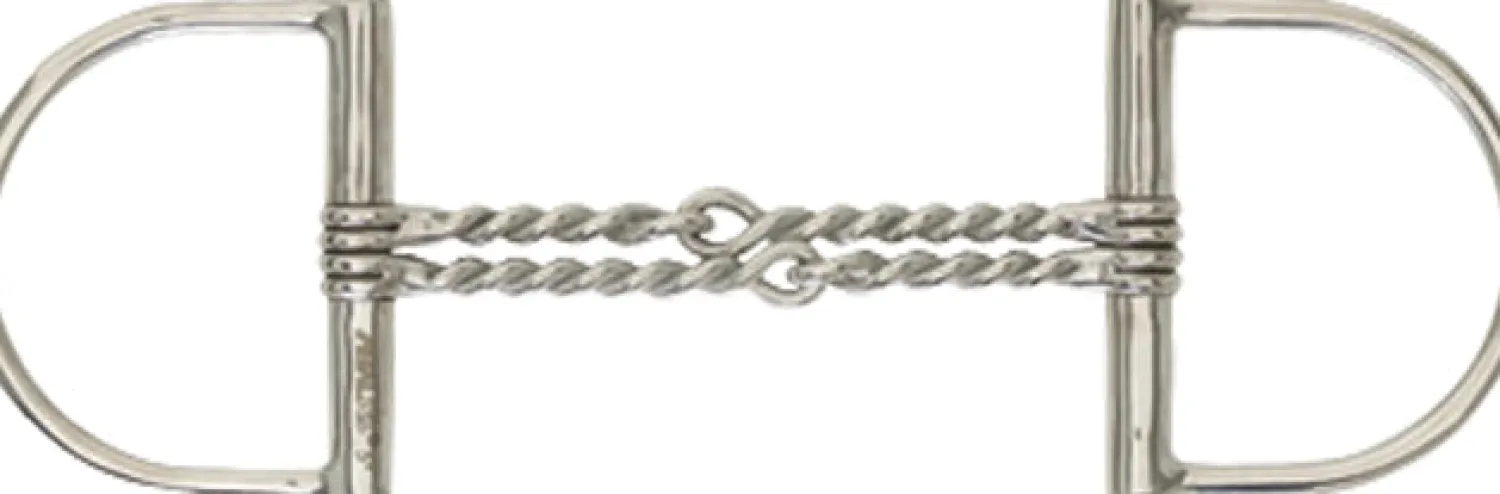 ERS Double Twisted Wire Pony King Dee Snaffle Bit Online