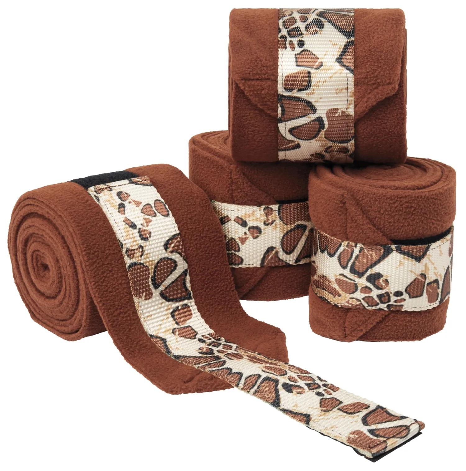 TEXT HORSE DS Premium Polo Wraps Giraffe New